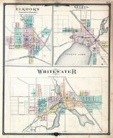 Elkhorn, Geneva, Whitewater, Wisconsin State Atlas 1878